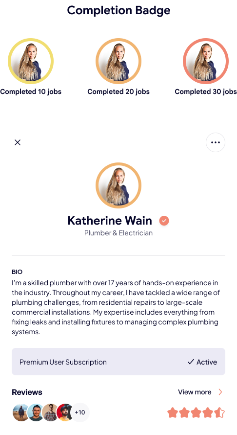 SheTrades information architecture and user flow